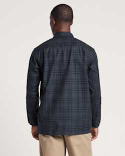 ALTERNATE VIEW OF MEN'S BOBBY RUIZ X PENDLETON BOARD SHIRT IN BLACK SHADOW PLAID image number 2