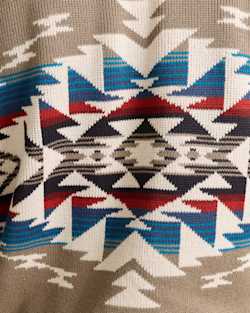 ALTERNATE VIEW OF MEN'S BRIDGE CREEK COTTON SWEATER IN STONE image number 5