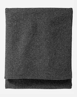 ECO-WISE WOOL SOLID BLANKET IN CHARCOAL MIX image number 1