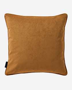 BACK VIEW OF PRAIRIE RUSH HOUR PILLOW IN BROWN BUFFALO image number 2
