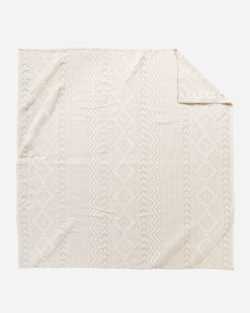 ALTERNATE VIEW OF GANADO COTTON MATELASSE COVERLET IN BEIGE image number 2