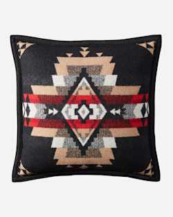 ALTERNATE VIEW OF ROCK POINT PILLOW IN BLACK image number 1