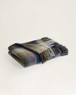 ALTERNATE VIEW OF MOTOR ROBE THROW WITH CARRIER IN HAYSTACK PLAID image number 2