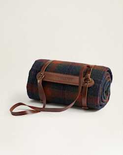ALTERNATE VIEW OF MOTOR ROBE THROW WITH CARRIER IN JACKSONVILLE PLAID image number 5