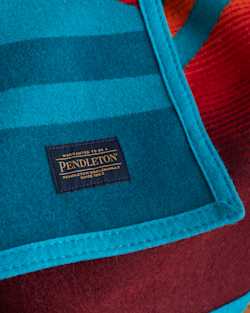 ALTERNATE VIEW OF MANY NATIONS BLANKET IN TURQUOISE MULTI image number 3