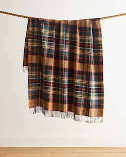 FIRESIDE THROW IN SYCAMORE GOLD/GREEN image number 1