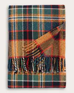 ALTERNATE VIEW OF FIRESIDE THROW IN SYCAMORE GOLD/GREEN image number 4