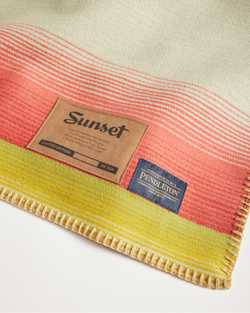 CLOSE UP VIEW OF LIMITED EDITION 1932 SUNSET MAGAZINE BLANKET IN MULTI image number 3