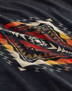 ALTERNATE VIEW OF BRIDGE CREEK BLANKET IN SOFT BLACK image number 4