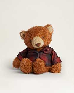 CENTENNIAL BEAR STUFFED ANIMAL IN RED OMBRE image number 1