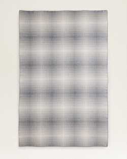 ALTERNATE VIEW OF ECO-WISE WOOL OMBRE BLANKET IN BONE/GREY image number 2