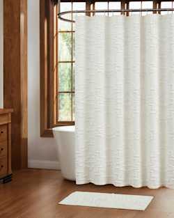 KIVA STEPS SHOWER CURTAIN IN IVORY image number 1