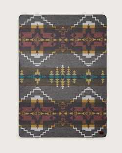 ALTERNATE VIEW OF FOUR CORNERS SHERPA THROW IN BLACK MULTI image number 2