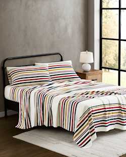 NATIONAL PARK STRIPE FLANNEL SHEET SET IN MULTI image number 1
