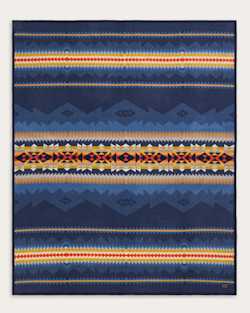 ALTERNATE VIEW OF CASCADIA BLANKET IN BLUE image number 2