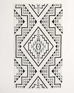 ALTERNATE VIEW OF OXBOW SPA TOWEL IN BLACK/WHITE image number 2