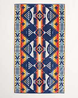 ALTERNATE VIEW OF NEHALEM SPA TOWEL IN NAVY image number 2
