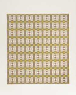 SCHOOLHOUSE X PENDLETON BLANKET IN HOPSCOTCH OLIVE image number 1