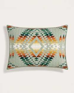 ALTERNATE VIEW OF MISSION TRAILS COVERLET SET IN DESERT SAGE image number 4