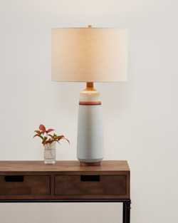 PALM DESERT TABLE LAMP IN MULTI STRIPE image number 1