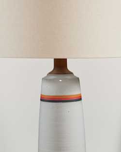 ALTERNATE VIEW OF PALM DESERT TABLE LAMP IN MULTI STRIPE image number 3