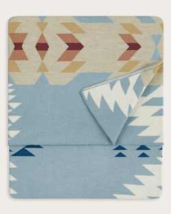 ALTERNATE VIEW OF RANCHO ARROYO KNIT THROW IN SKY MULTI image number 3