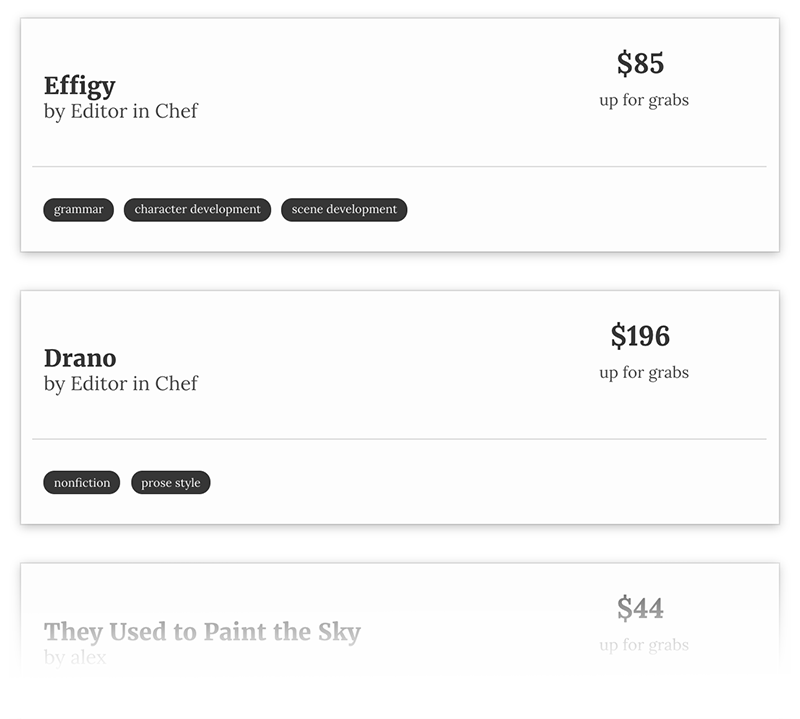 Draft list screenshot