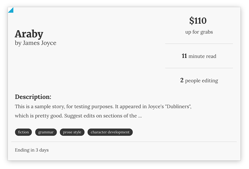 Bounty cards screenshot