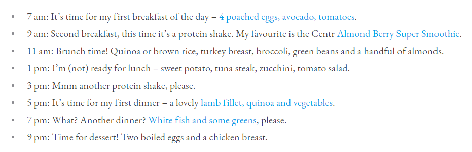 Bobby Hanton diet