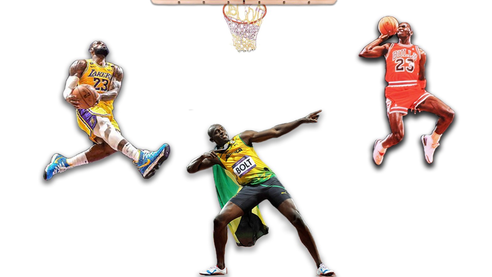 Lebron James, Michael Jordan, Usain Bolt. Are athletes more athletic?