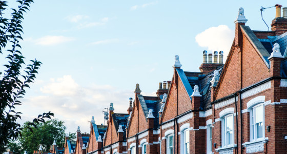 A row of terraced houses