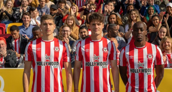 Brentford football team standing