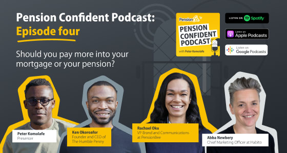 faces of host and guests of this episode of pension confident podcast.