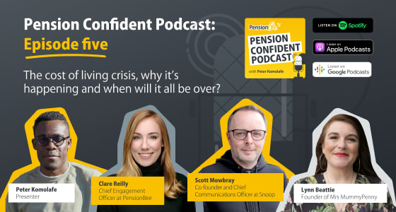 faces of host and guests of this episode of pension confident podcast.