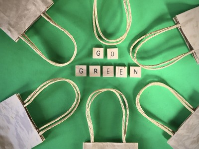 Go green bags.