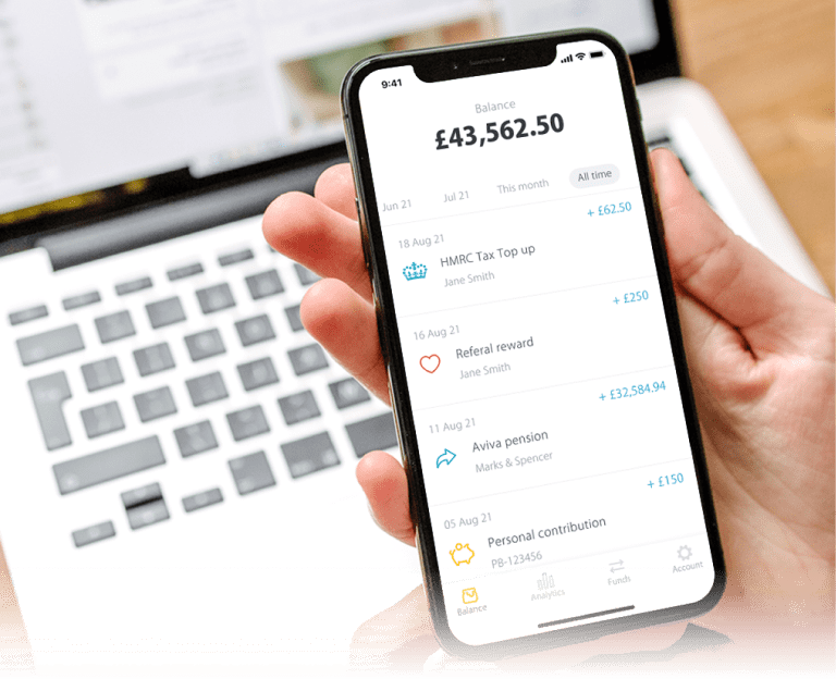 pensionbee mobile balance