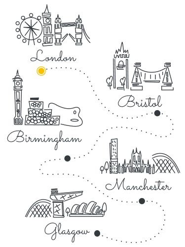 map of cities