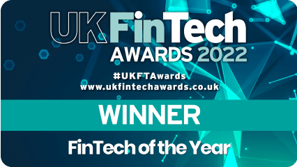 UK Fintech Awards winner - 'Fintech of the year'