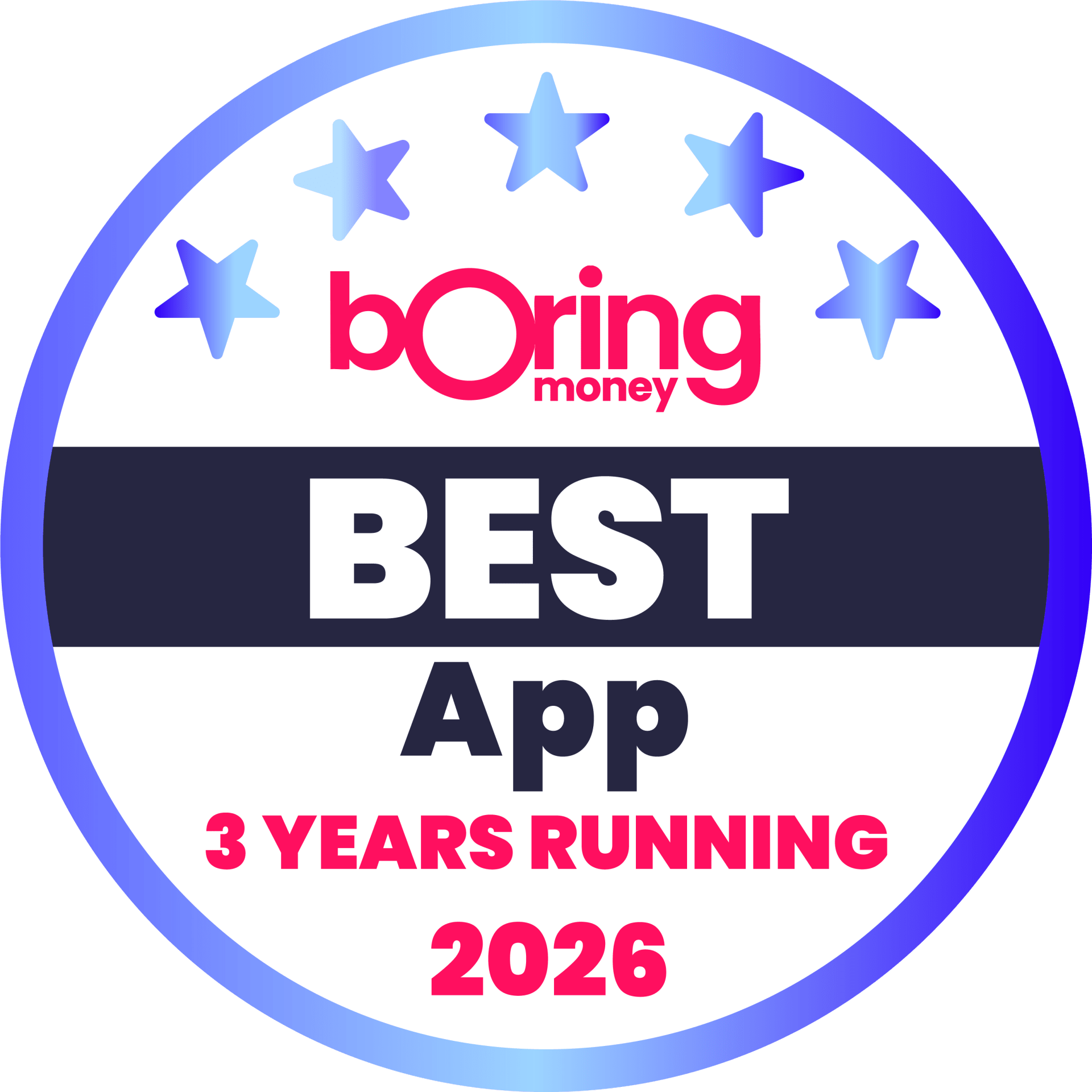 Boring Money - 'Best App 2025'