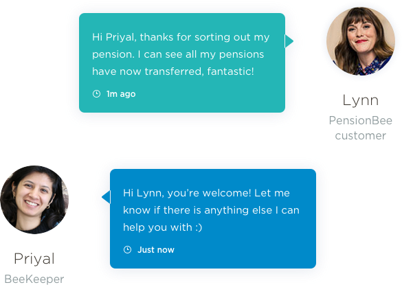 pensionbee live chat