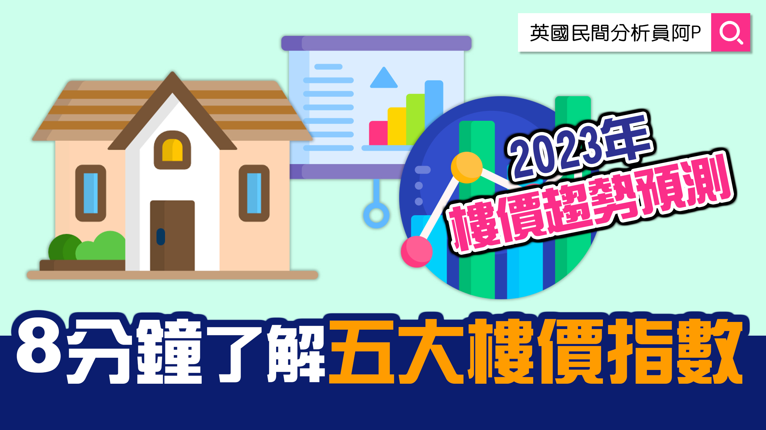 8分鐘了解五大英國樓價指數｜2023年大機構睇樓價升定跌？｜邊個地區範圍覆蓋最多｜幾耐出一次㗎？｜