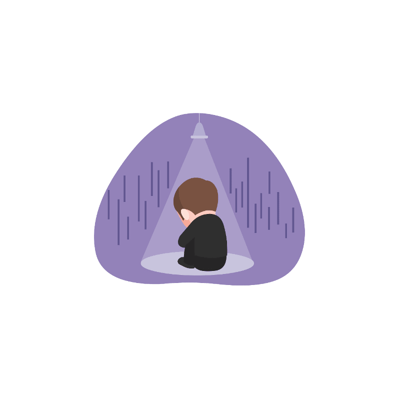 loneliness clipart