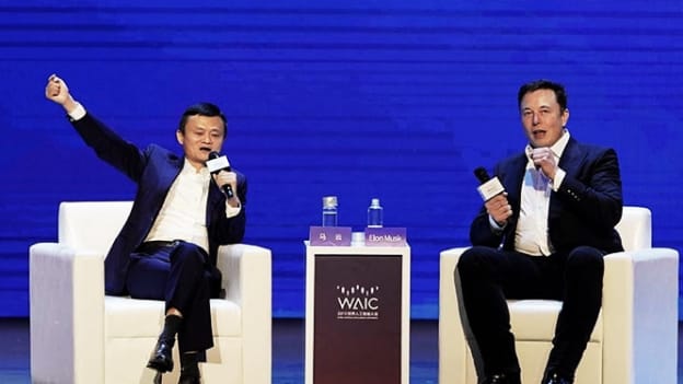 The Future of Jobs and AI: Elon Musk and Jack Ma at WAIC