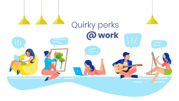 Quirky workplace perks you wish you got in 2020!