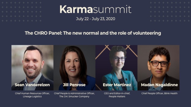 Goodera Karma Summit CHRO panel on the new normal &amp; the role of volunteering