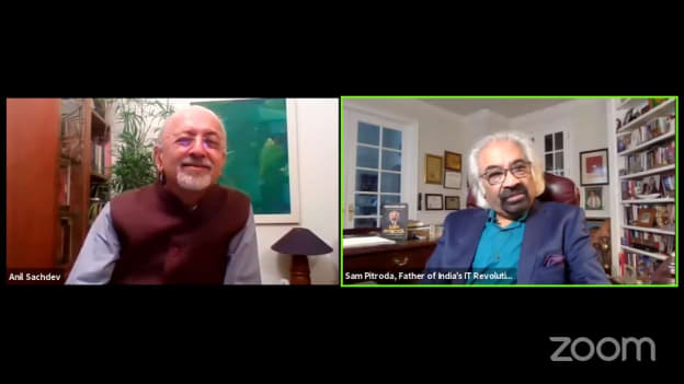 My message to all the young people is to really work on improving self: Sam Pitroda, Father of India’s Telecom Revolution