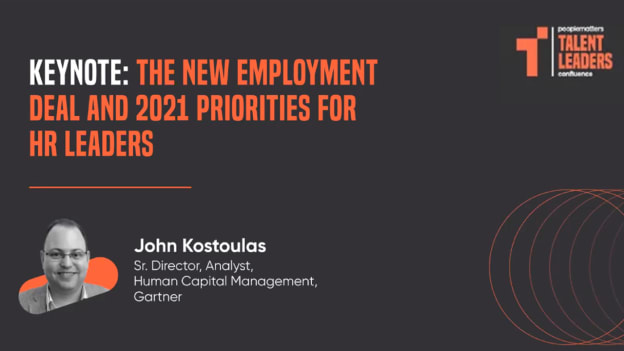 The New Employment Deal and 2021 priorities for HR leaders: Insights from TLC The New Employment Deal and 2021 priorities for HR leaders: Insights from TLC