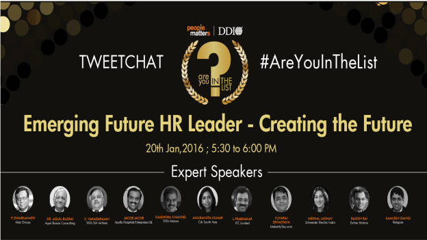 Are You In The List Awards Tweetchat: Emerging HR Leaders 