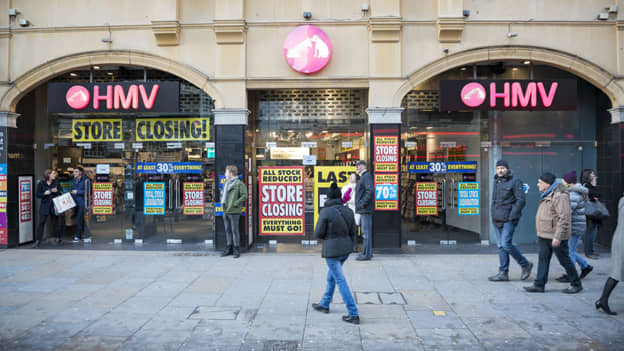 Hey tweeples, we at HMV are being fired