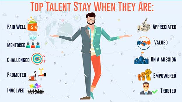 10 reasons why top talent stay with you